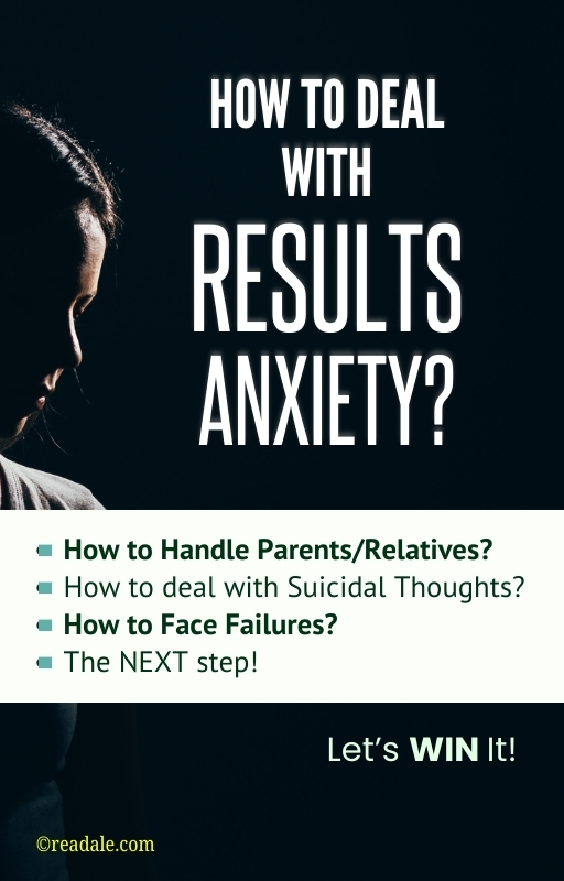 How to deal with results anxiety?